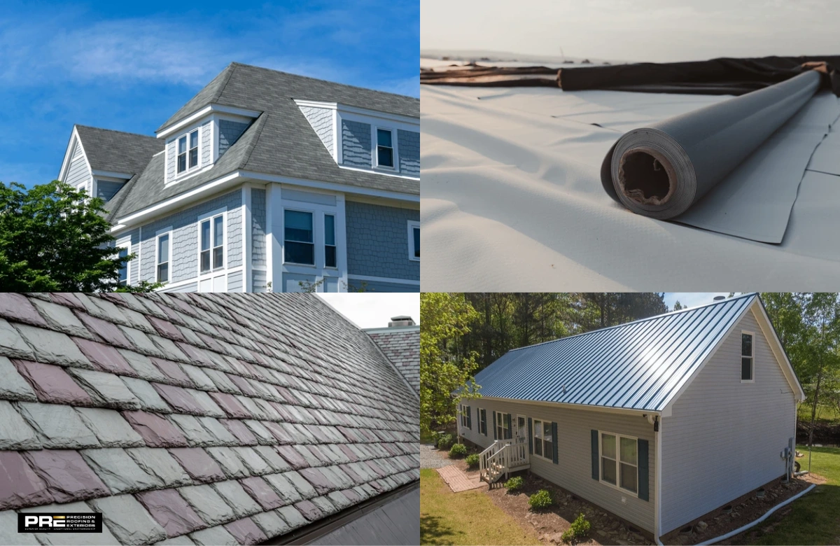 Types of Residential Roofing Materials - Precision Roofing
